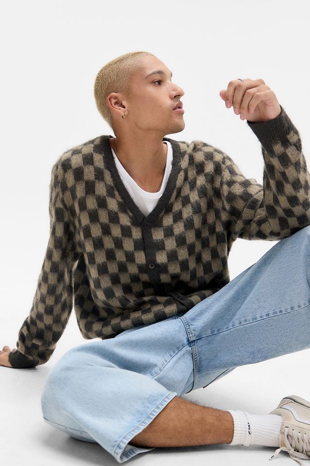 BDG Check Brushed Cardigan #3