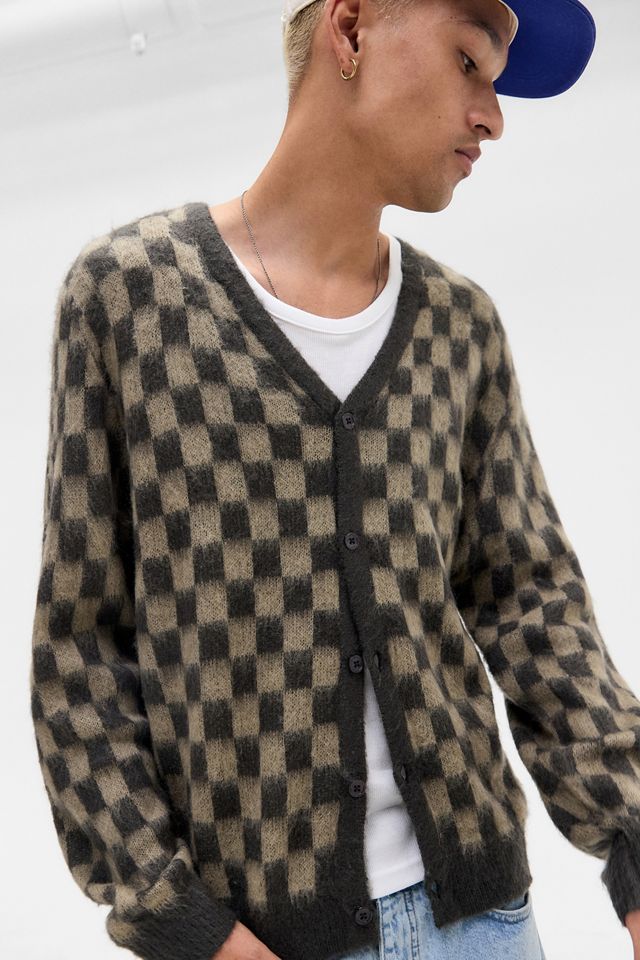 BDG Check Brushed Cardigan #5