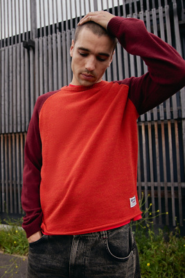 Raglan Knit Jumper - XS at Urban Outfitters - BDG - Modalova