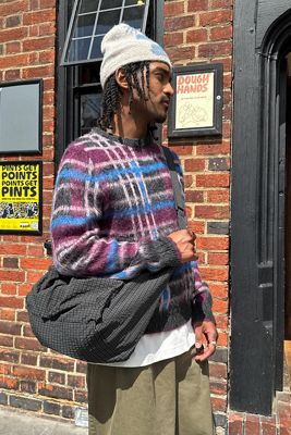 iets frans... Remi Brushed Checkered Jumper