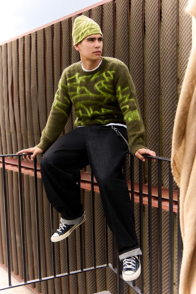 iets frans... Green Remi Graffiti Jumper #3