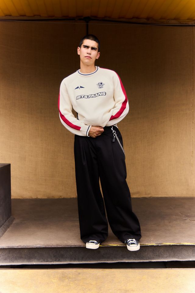 iets frans... Sporty Panel Knit Jumper #4