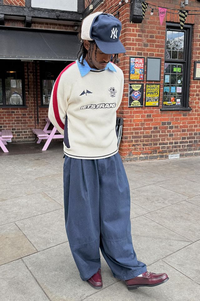 iets frans... Sporty Panel Knit Jumper #1