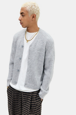 iets frans. Grey Remi Cardigan - Grey XS at Urban Outfitters