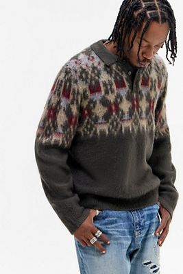 BDG Fairisle Strickpullover Polo