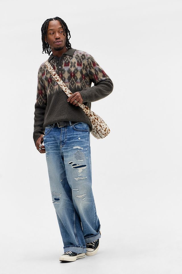 BDG Fairisle Knit Polo Jumper #2
