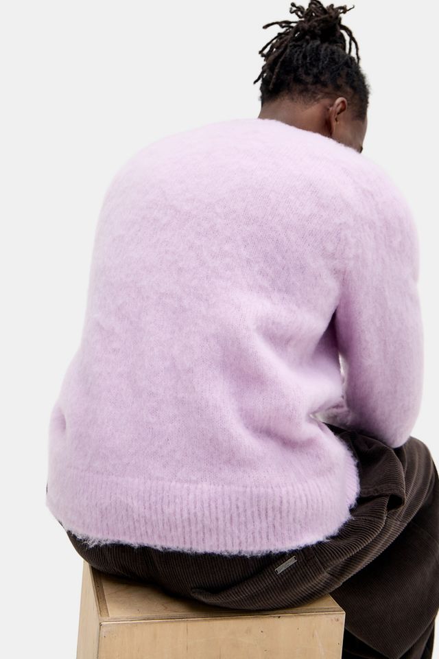 Loom Lilac Graphic Brushed Knit Jumper #3