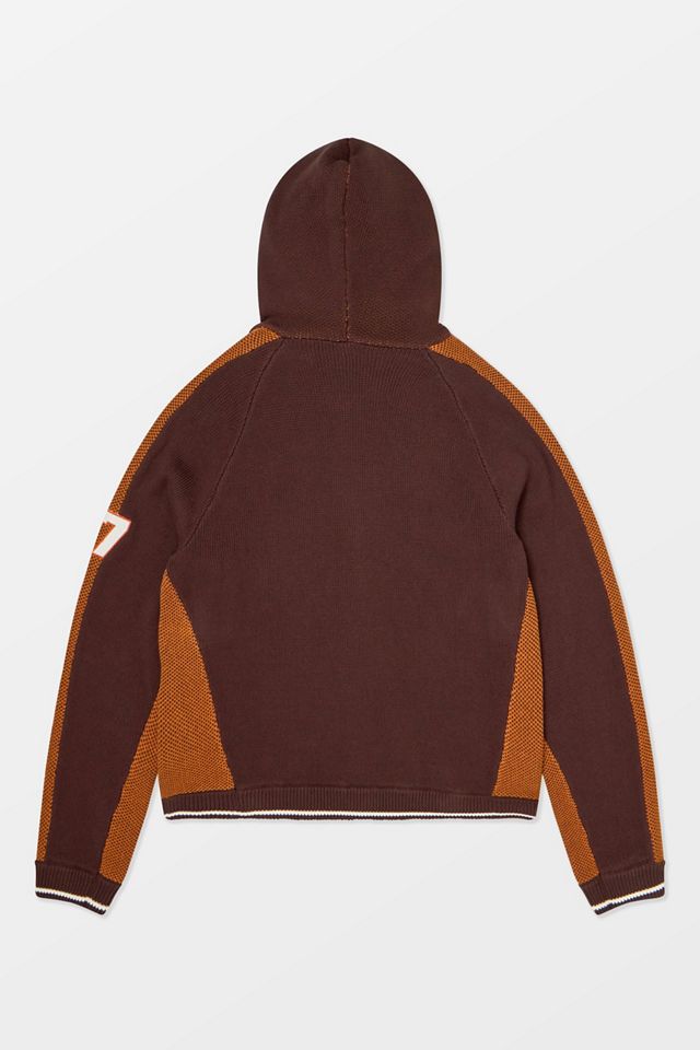 iets frans... Brown Sport Knit Hoodie #5