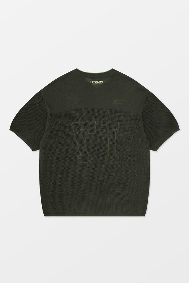 T-shirt Femme Iets Frans... Vert Coton Taille S - Col Ras Du Cou - Crop Top
