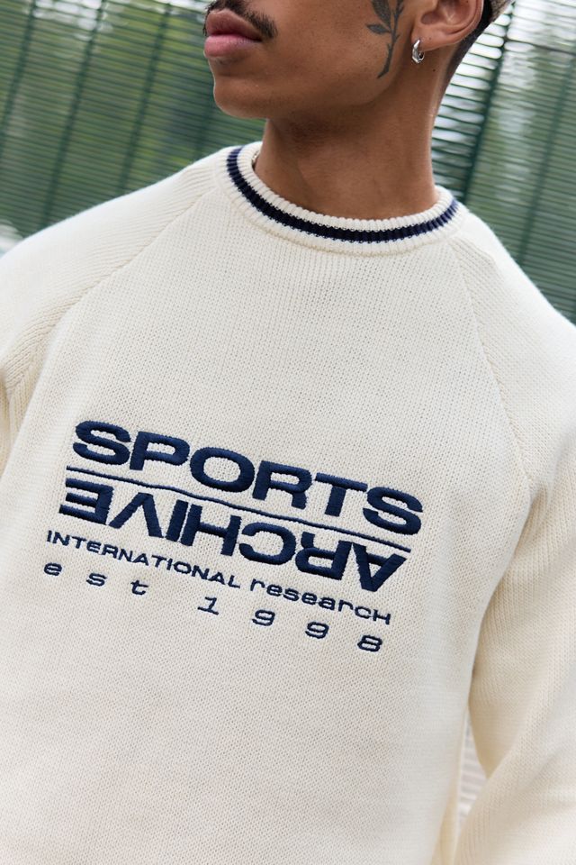 iets frans... Ecru Sports Archive Jumper #1