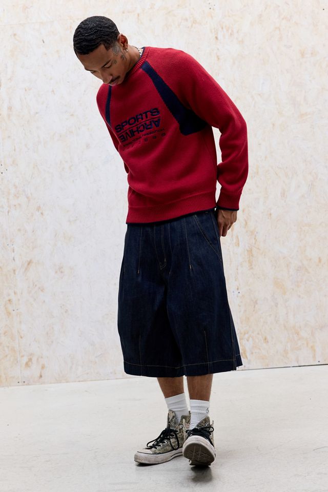 iets frans... Red Sports Panel Jumper #2