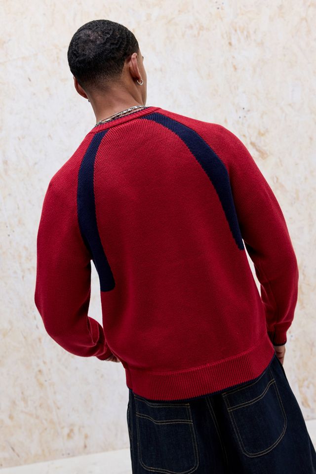iets frans... Red Sports Panel Jumper #3