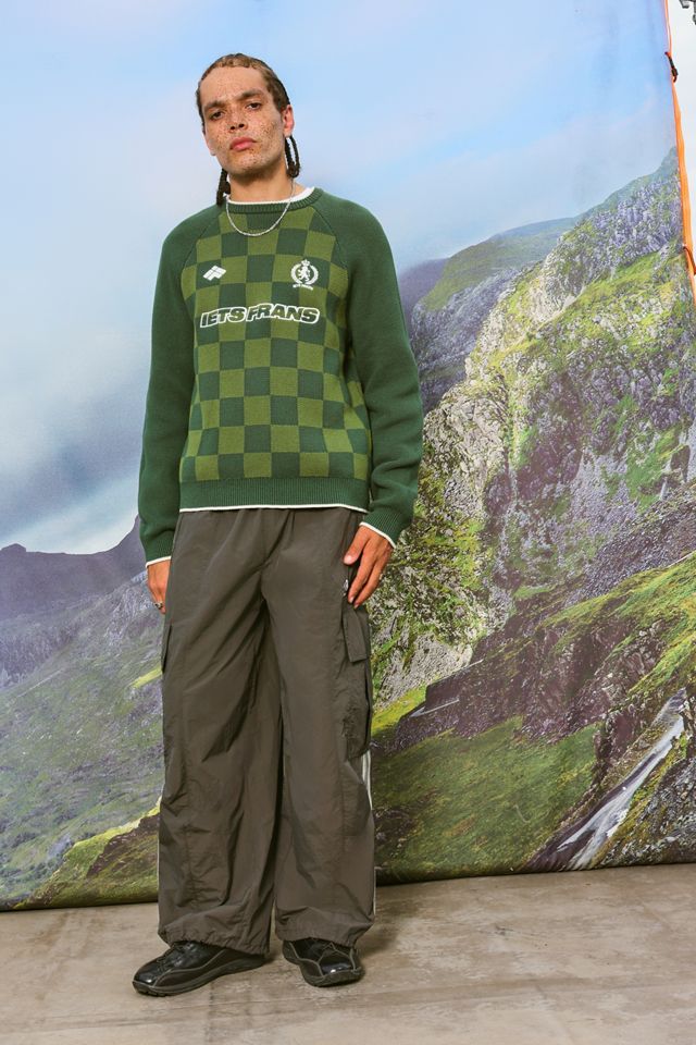 iets frans.. Green Checkerboard Sport Jumper #1