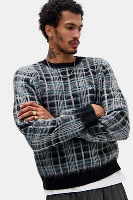iets frans.. Maglione a Maglia a Quadri Nero