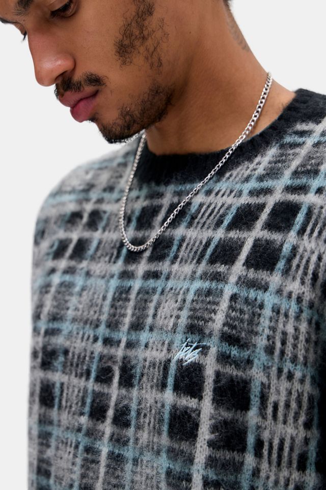 Pull en maille à carreaux noirs iets frans.. #2