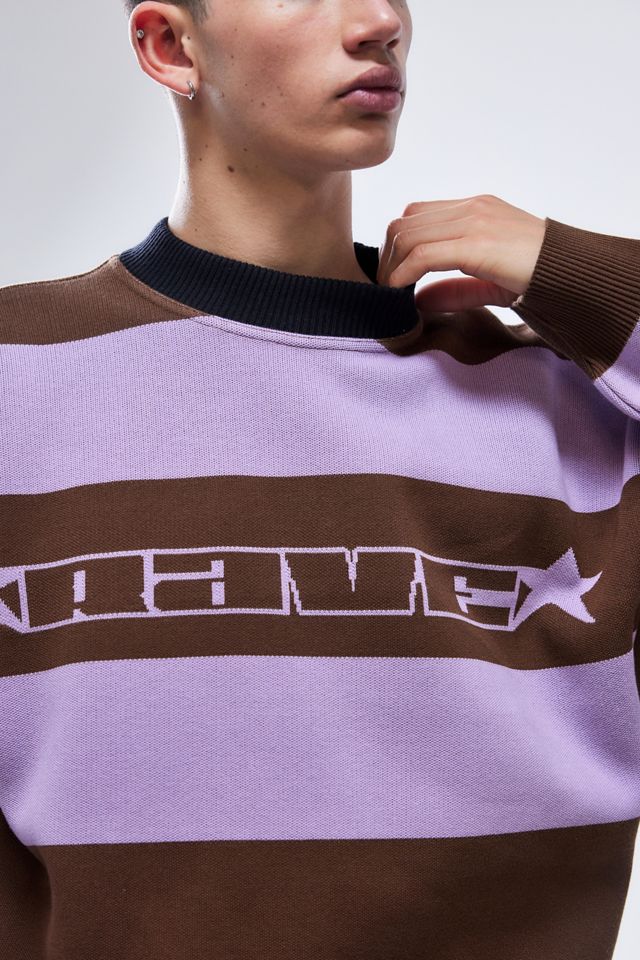 Rave Skateboards Donnie Striped Sweatshirt | Urban Outfitters UK