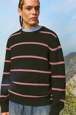 iets frans... Stripe Crew Neck Jumper