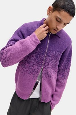 Pull à fermeture éclair ombré violet iets frans..