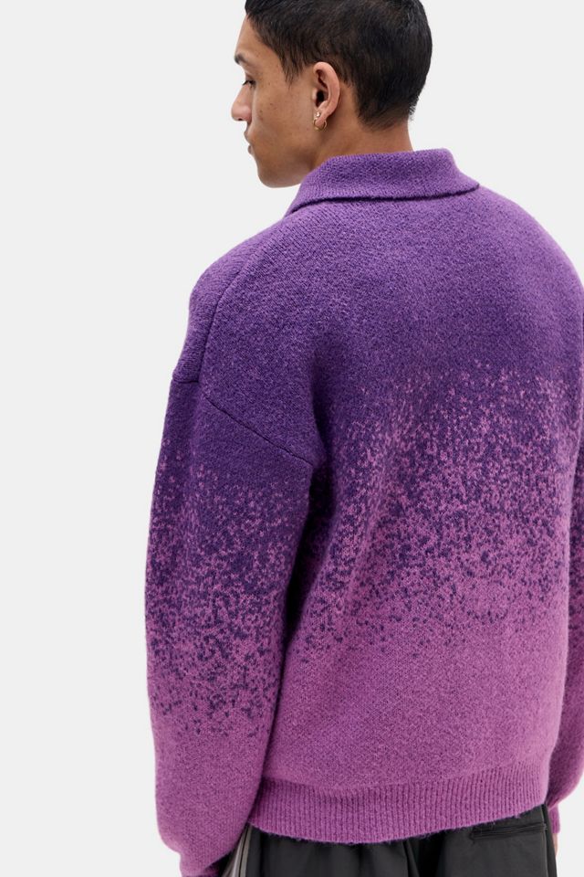 iets frans.. Purple Ombre Zip-Through Jumper #3