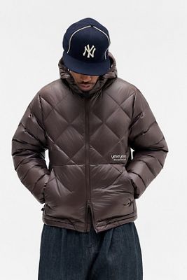 YESEYESEE Chaqueta Marrón Acolchada Wafer