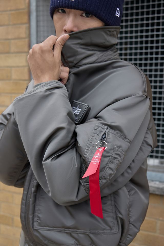 Alpha Industries Graue CWU 45 Bomberjacke #1