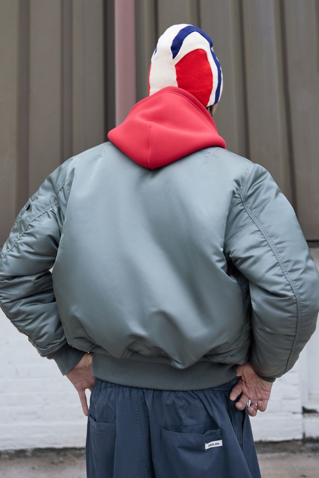 Alpha Industries Vintage Grüne MA-1 Heritage Bomberjacke #5