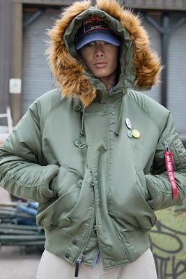 Chaqueta Bomber Heritage N-2B Alpha Industries Verde