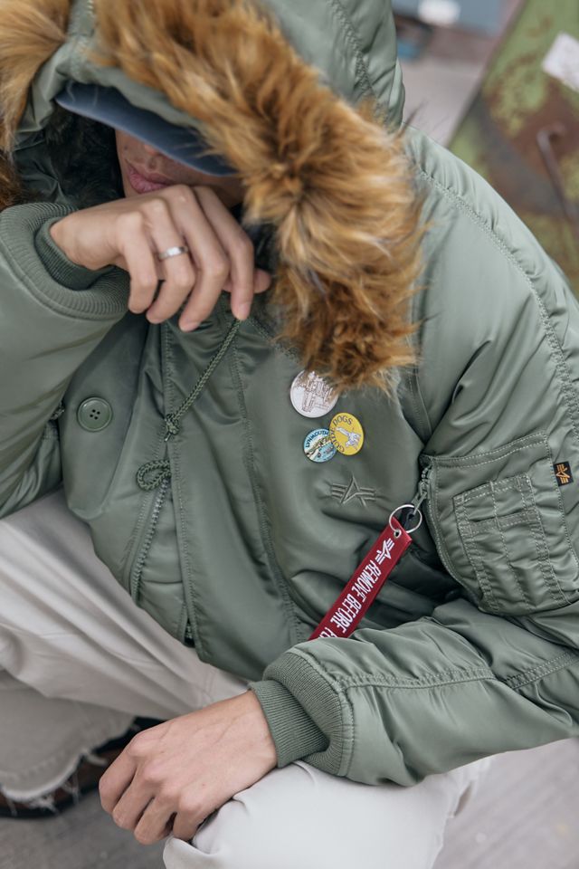 Alpha Industries Grüne N-2B Heritage Bomberjacke #1