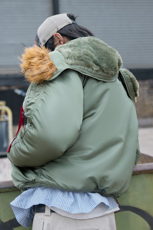 Alpha Industries Grüne N-2B Heritage Bomberjacke #2