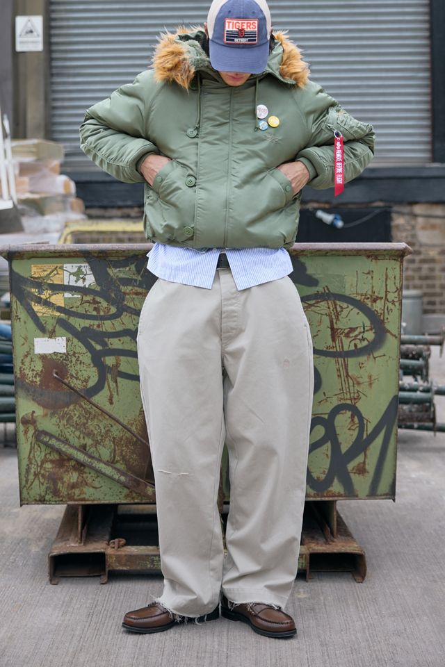 Alpha Industries Grüne N-2B Heritage Bomberjacke #3
