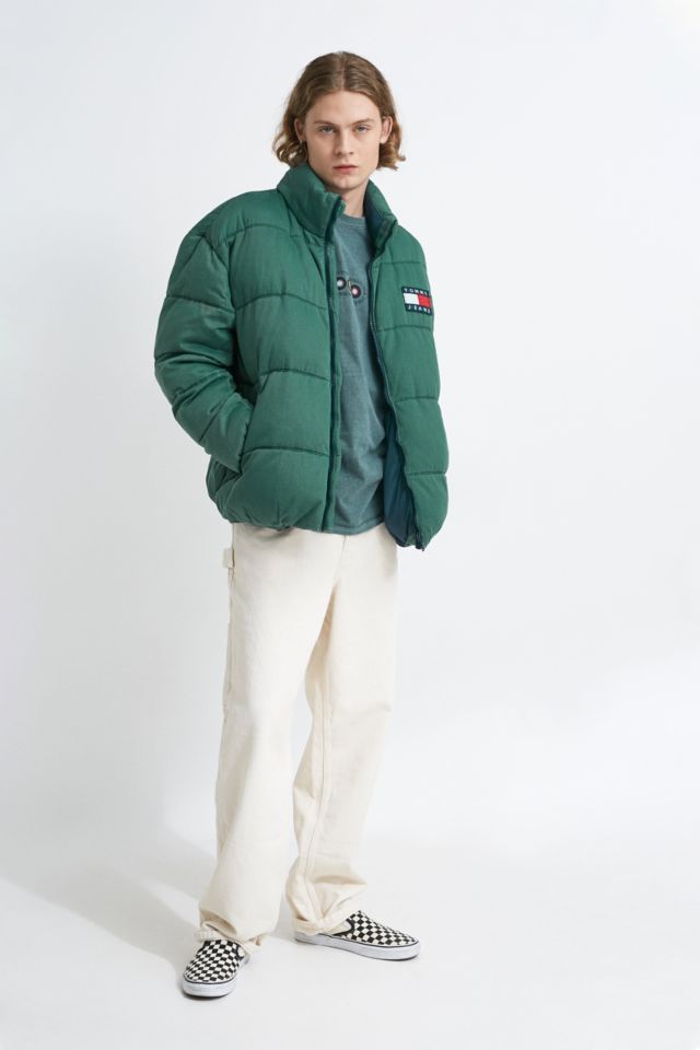 Tommy hilfiger puffer on sale jacket urban outfitters