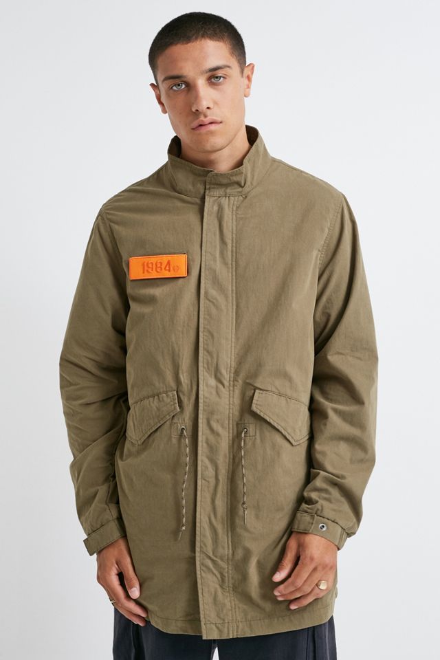 HUF Feels Good Olive Fishtail Parka Jacket #3