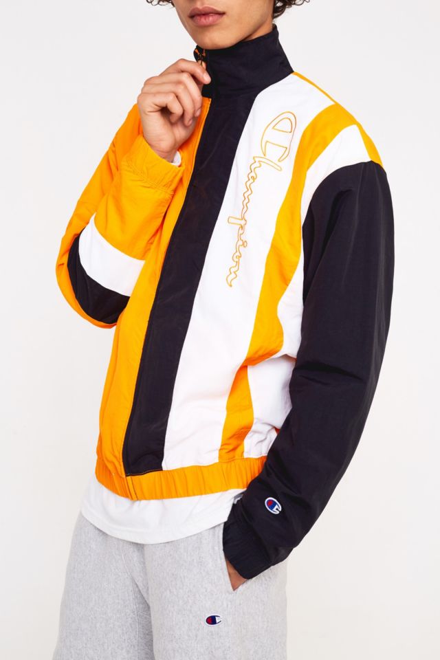 Champion Orange Logo Shell Jacket