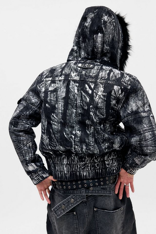 Chaqueta Marshal Gris Metalizado de Jaded London #3