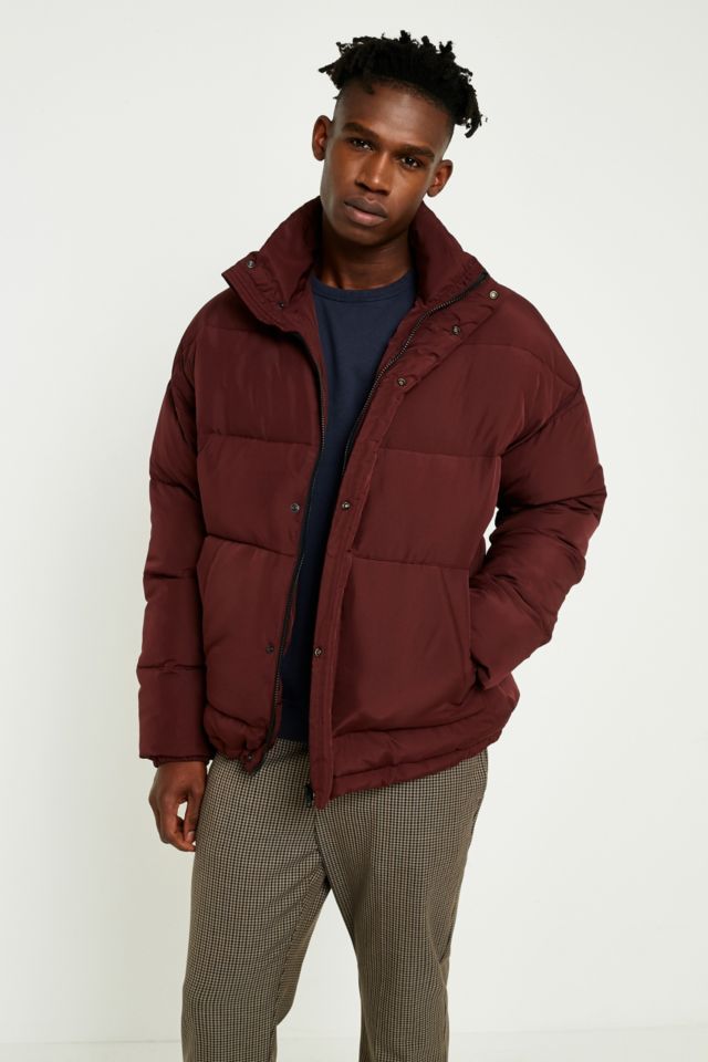 Burgundy puffer hotsell