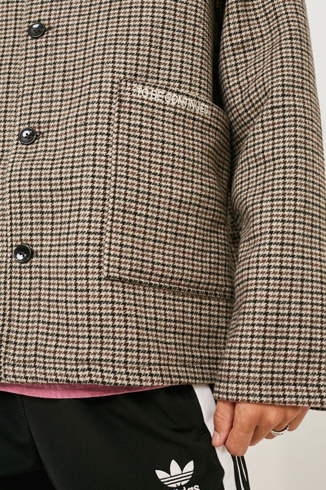 UO Houndstooth Donkey Giacca #3