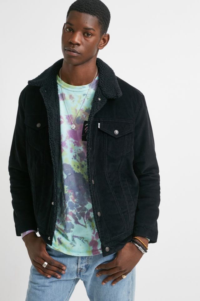 Levi's black corduroy clearance jacket