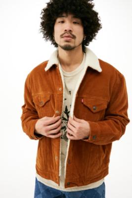 Levi's sherpa bronze corduroy trucker deals jacket