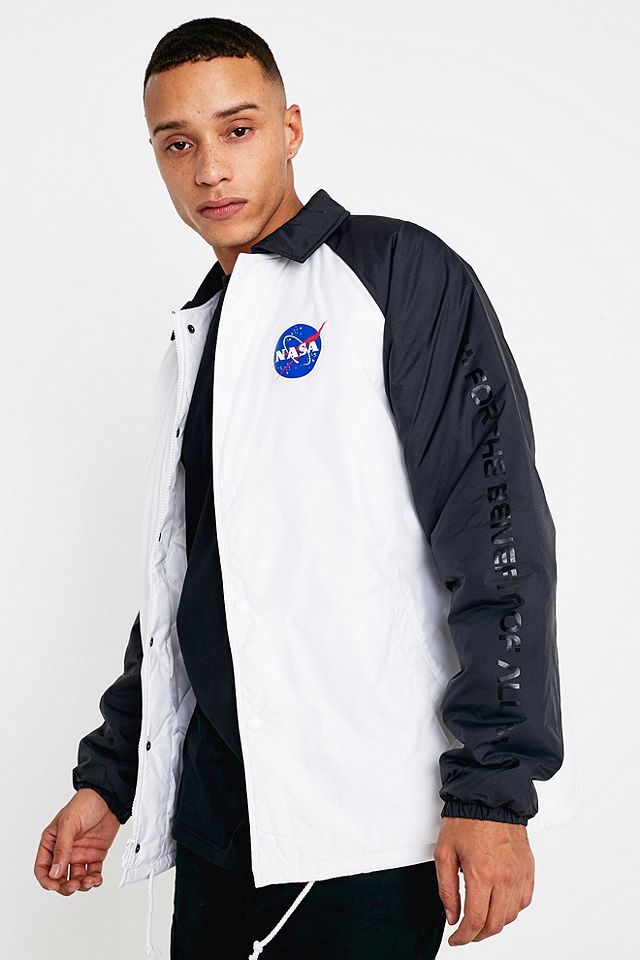 Vans Torrey NASA White Padded Jacket | Urban Outfitters UK