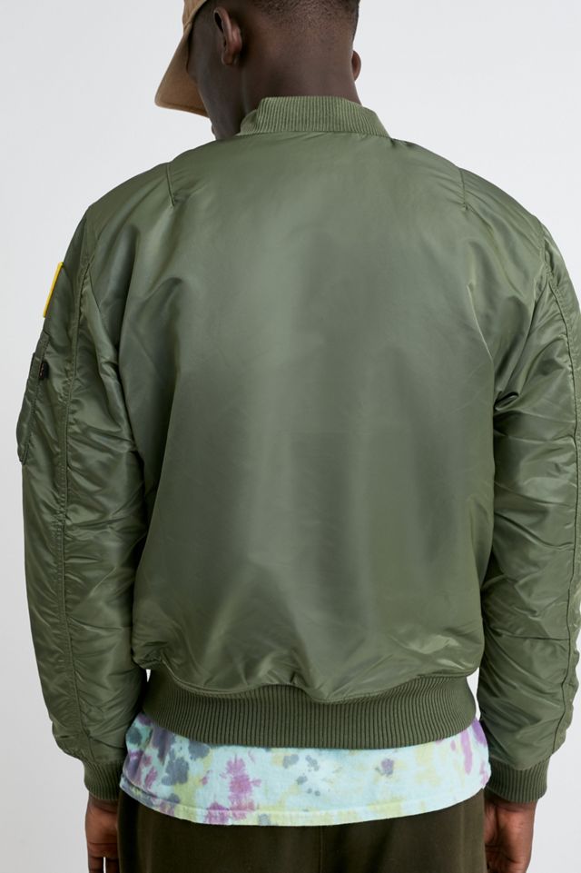 Alpha Industries L-2B NASA Flight Sage Green Bomber Jacket #2