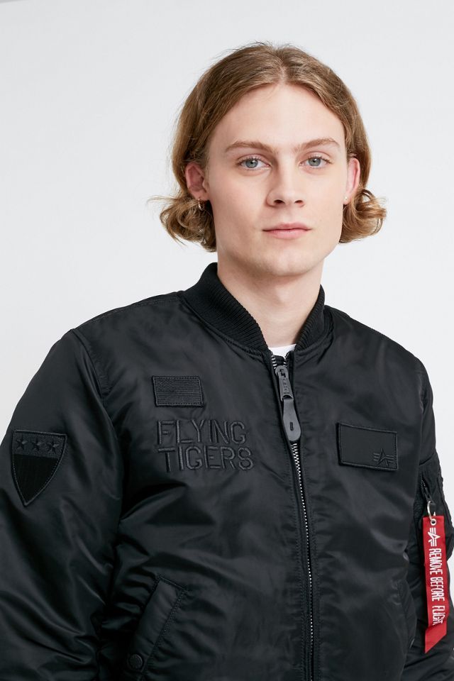 Alpha Industries - Blouson d'aviateur MA-1 VF Flying Tigers noir #2