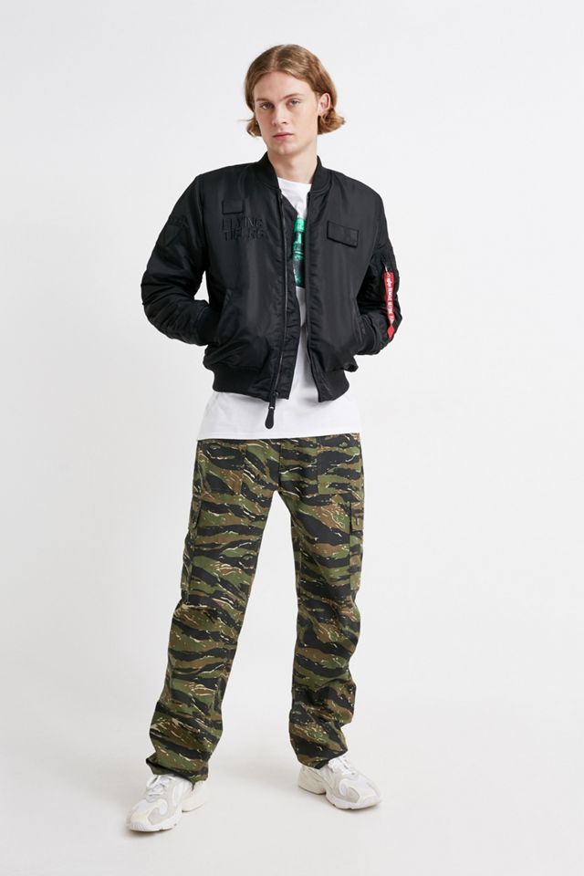 Alpha Industries - Blouson d'aviateur MA-1 VF Flying Tigers noir #3