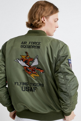 Flying Tigers Hype Fit Bomber Jacket Alpha Industries MA-1 VF
