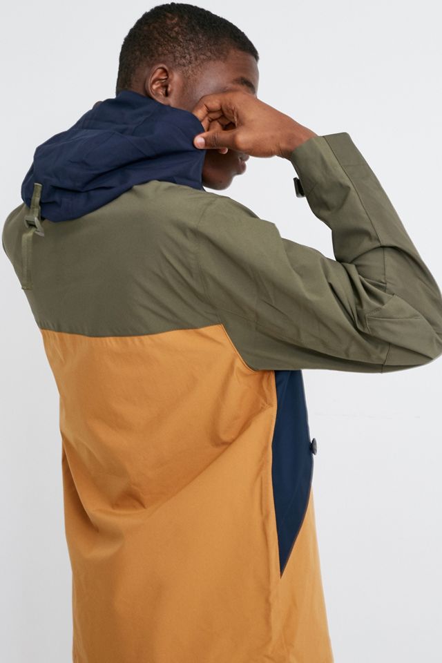 Timberland Ecoriginal Navy and Green Waterproof Anorak Jacket #1