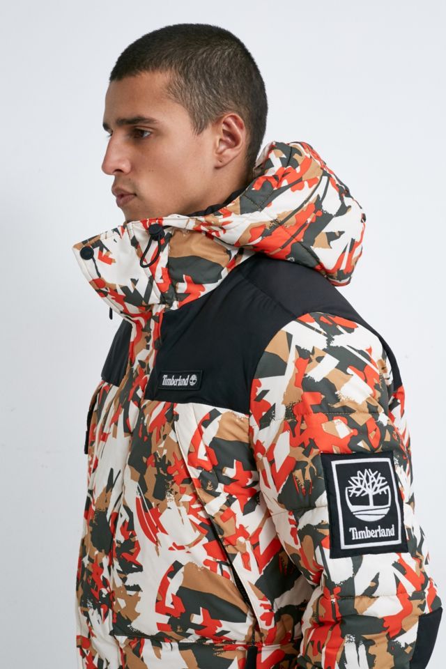 Timberland camo store puffer jacket