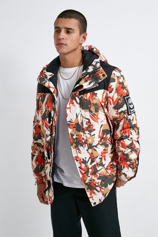 Timberland - Doudoune camouflage orange #1