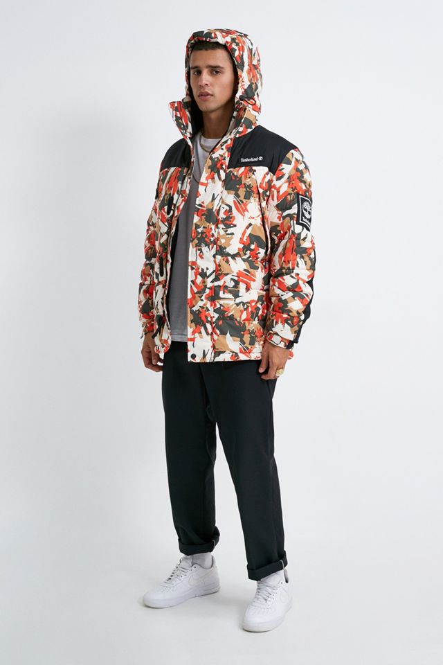 Timberland - Doudoune camouflage orange #2