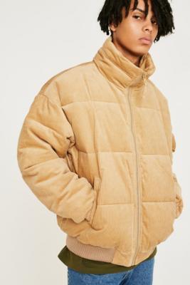 puffer corduroy jacket