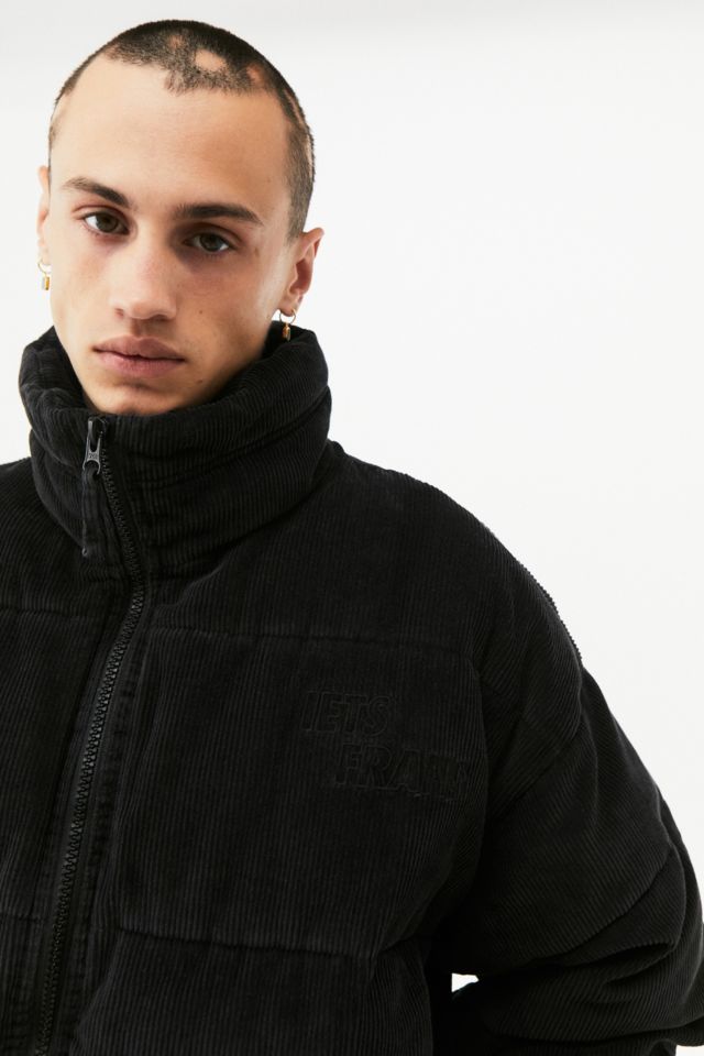 Black cord puffer best sale