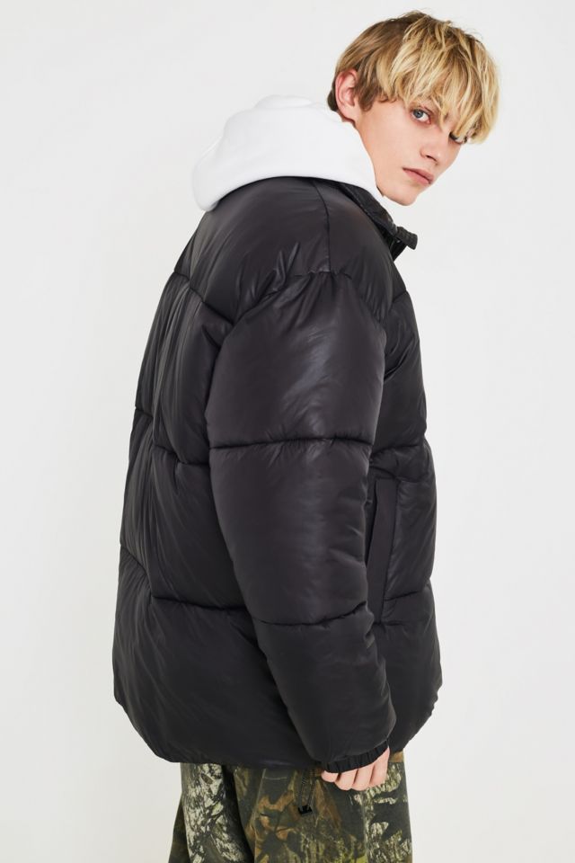 Urban outfitters black clearance puffer